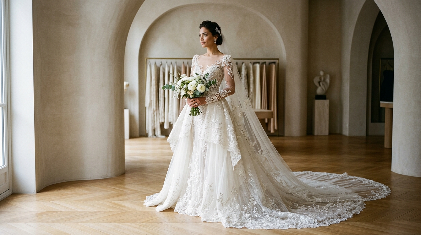 Vestido de alta costura Diana Ponce Designs — Zamora, Michoacán